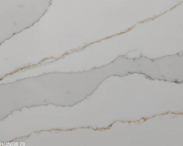 Calacatta Quartz Dusk Slab factory